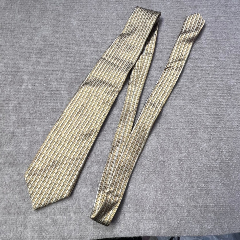 FORMAT 100% Silk Geometric Men Necktie Tie Business Formal Classic Vintage Japan
